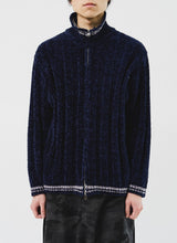 Velvet Yarn Knitted Zip Up (5color)