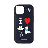 【MADE】 i ♥ cowboyフォンケース (ネイビー)