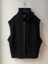 Half Hooded Sweat Vest 2C
