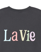 25FW COLOR LOGO SHORT SLEEVE T-SHIRT CHARCOAL