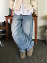 Double Cut Balloon Denim (4c)