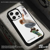 ヒップ ピクセル スケートボード エポキシ バンパー iPhone ケース