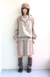 More cross checkered skirt