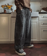 Dusty Corduroy Washed Balloon Pants