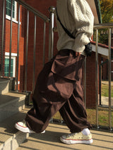 Leak Cotton Big Cargo Pants 3C