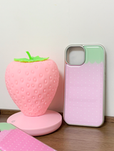 sweetberry silver epoxy case (baby pink)