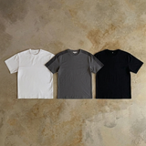 Minimal White Rib Tee