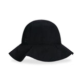 VA Curved Logo Round Frill Bucket Hat / Black