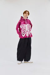 JS SKULL LOGO SUPER WIDE VENTILATION PANTS