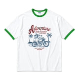 アドベンチャー イントゥ サマー オーバーフィット リンガー Tシャツ(3color)