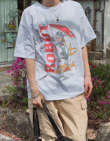 ライトロボットプリンティングショートスリーブTシャツ