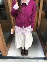 woorong round cardigan