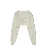 85-VIVAJ020 Light Crop Knitwear Bolero 6color