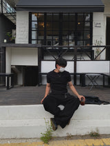 Urban Shoulder Free Short-Sleeved T-Shirt 3C