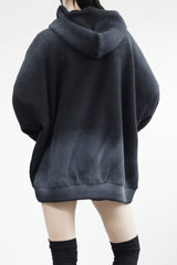 (Unisex) Bush Marble Lettering Hoodie