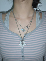 gleaming star cheek pendant [white]
