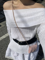 [MADE] Fittney Summer Off-Shoulder Knit