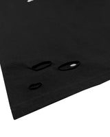 GOATED CUTTING OVERSIZE T-SHIRT(BK)
