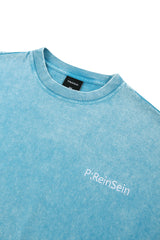 Blue Pigment Long Sleeve T-shirt