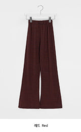 Rayuni Stripe Bootcut Banding Pants