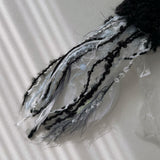 [MADE] Vinly Jellyfish Keyring (White / Black)