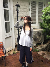 Suna Wide Track Bermuda Pants