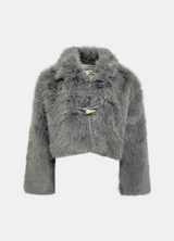 Luna Toggle Fur Crop Jacket