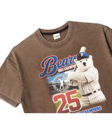 OC Bear Champ AQ Washed Tee (Brown)