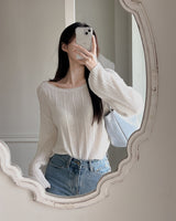 Rylee Punching Cropped Knitwear