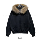 Rico Brushed Fur Two Way Hood Zip-Up