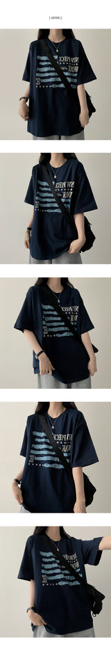 Piece Boxy Fit Short Sleeve T-shirt