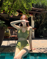 Morent shirring bikini