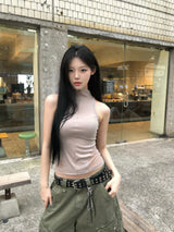 zip-up sleeveless