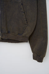 Salt Washed Zip Hoodie