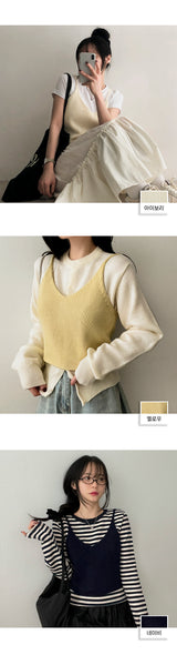 Carina Knitted Bustier Vest