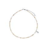 [Celeb pick] Cereal wood Necklace [oatmeal wood]