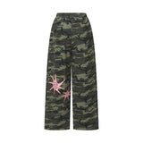 GRIME SET-UP CAMO WIDE BANDING PANTS UNISEX