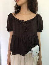 Ray Frill Blouse (2color)