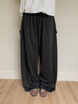 [unisex] Chiha Side Snap Wide Banding Sweatpants