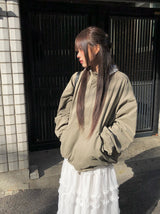 Cram Flap Pocket Cotton Bomber Jacket
