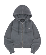 Pigment-Cut-Off-Hooded-Zip-Up - 6COLOR