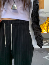 [MADE] Lelun Summer See-Through Stripe Shirt