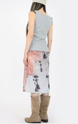 side slit boat sleeveless(3color)