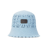VA Plate Crochet Bucket Hat / Sky