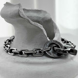 ss-6mm Black line original chain bracelet
