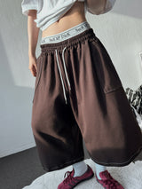 Ski Stitch Detail Carpenter Bermuda Shorts 5color