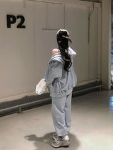 [BELLIDE MADE] Spring ver, two-way overfit zip-up hoodie