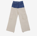 LIONA Colorful Denim Pants