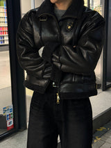 Cutting rider crop mustang jacket