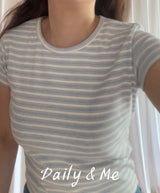 Golfer Stripe Tee(2color)
